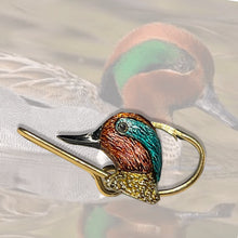 Load image into Gallery viewer, GREEN WINGED HEAD HOOKIT© Hat Hook - Fishing Hat Clip