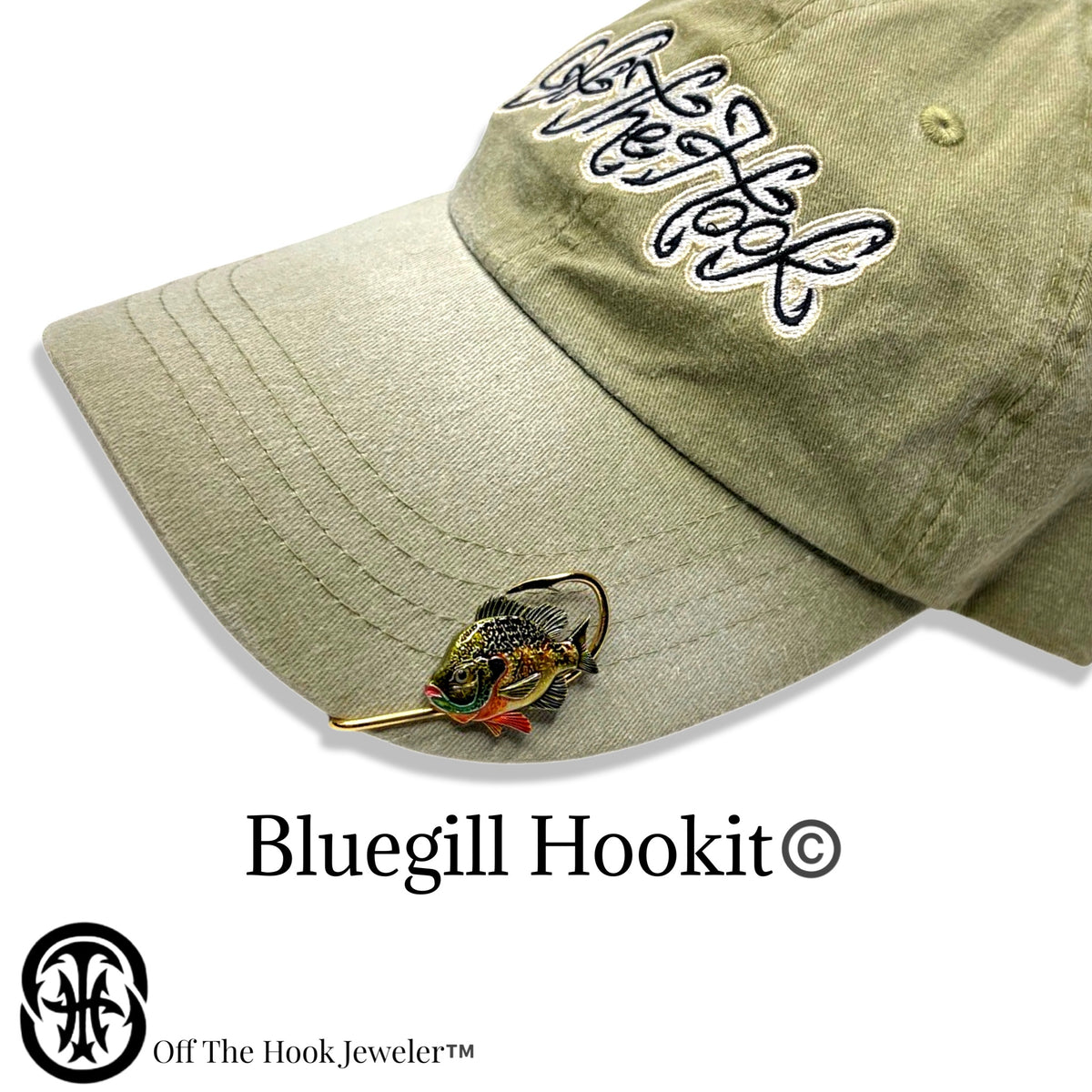best fishing hooks for bluegill BLUEGILL FISH HOOKIT© Hat Hook - Fishing Hat Clip