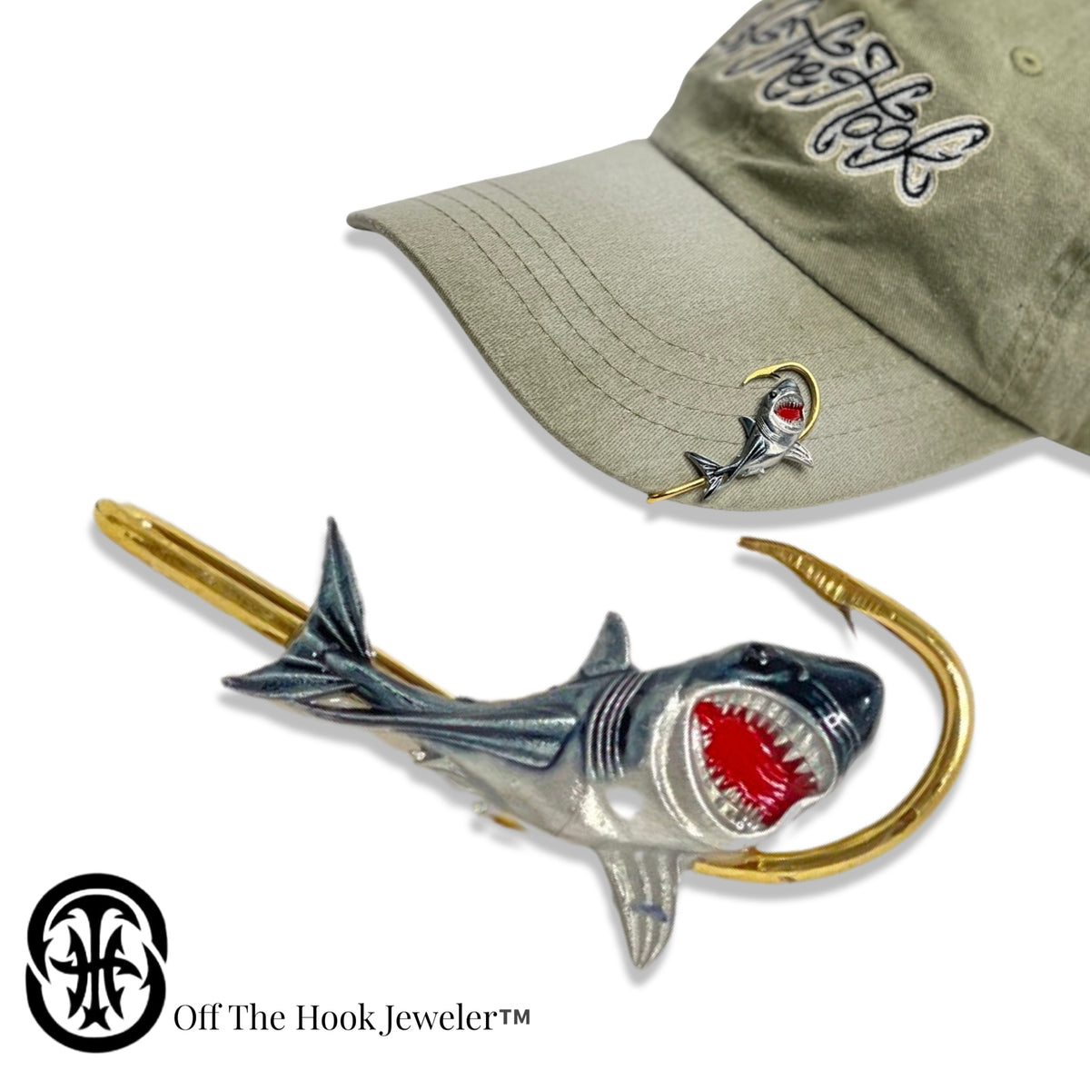 cheap shark fishing hooks Eagle Claw Lazer Sharp Inline Circle Big Game Circle Sea heavy wire with ringed eye 3 NJ Hand Tied 3-WAY