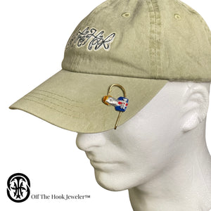 TRUMP2024 HOOKIT - Fishing Hat Pin - Hat Clip - Brim Clip - Maga hat - Money Clip - Tie Clip