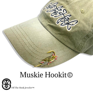 MUSKIE HOOKIT© Hat Hook - Fishing Hat Clip