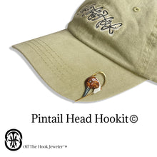 Load image into Gallery viewer, PINTAIL HEAD HOOKIT© Hat Hook - Fishing Hat Clip -  Brim clip - Brim pin