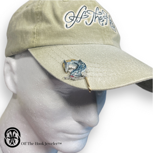 BLUE CATFISH HOOKIT© Hat Hook - Fishing Hat Clip