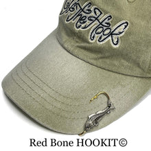 Load image into Gallery viewer, RED BONES HOOKIT© Hat Hook - Redfish Fishing Hat Pin - Fishing Hat Clip