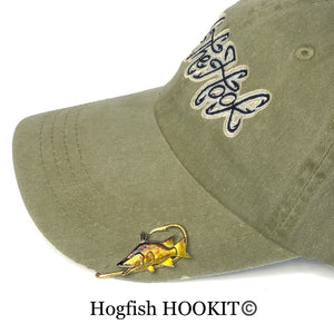 HOGFISH HOOKIT© Hat Hook - Fishing Hat Clip