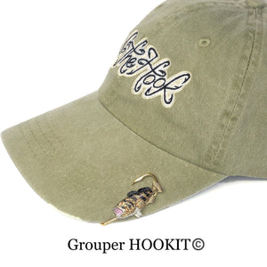 GROUPER HOOKIT© Hat Hook - - Fishing Hat Clip