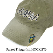 Load image into Gallery viewer, TRIGGERFISH HOOKIT© Hat Hook - Fishing Hat Clip - Queen Triggerfish