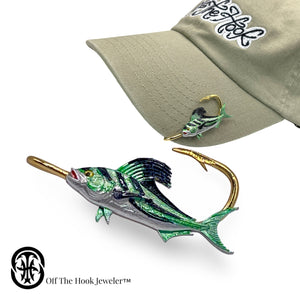 ROOSTER HOOK FISH HOOKIT© Hat Hook - Fishing Hat Clip