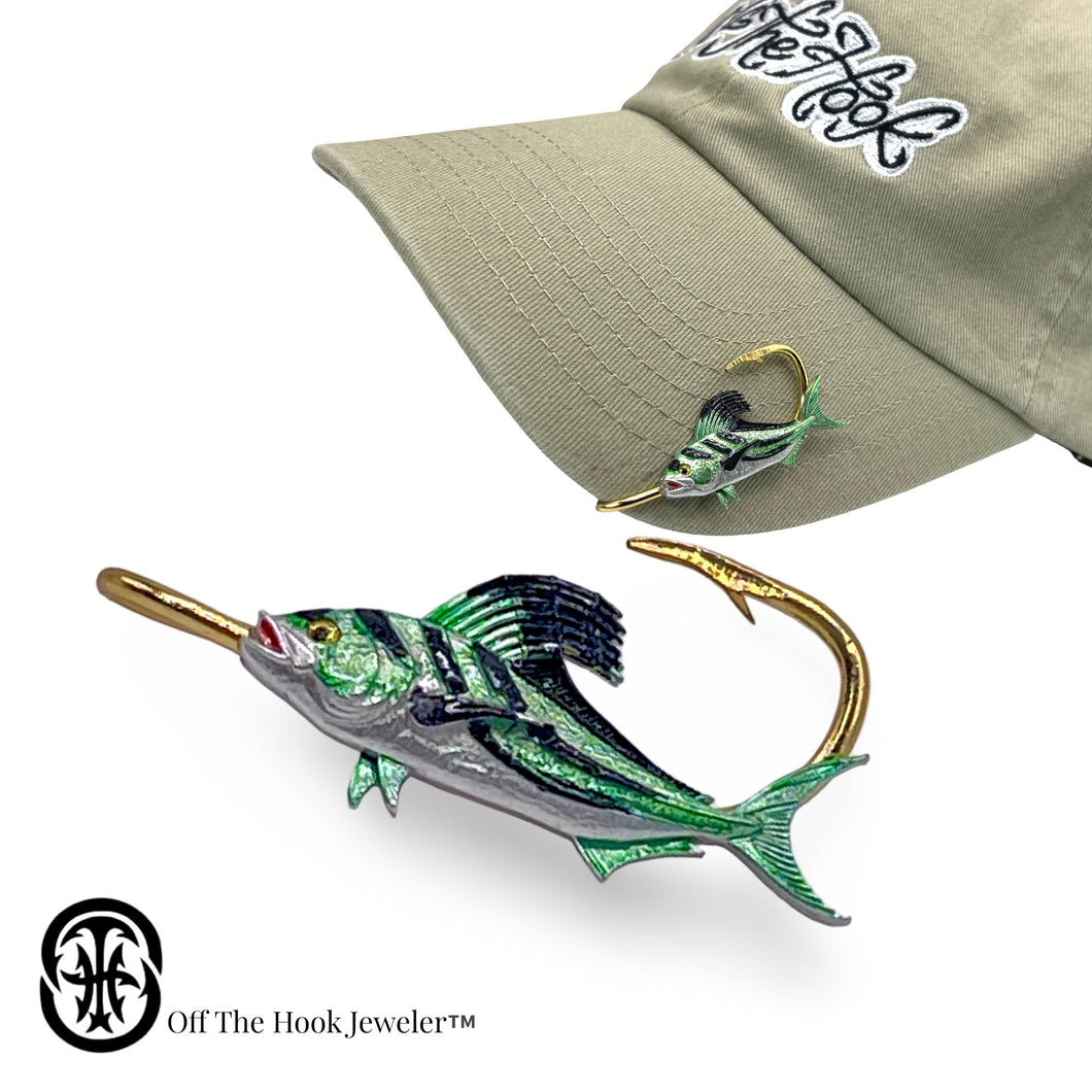 ROOSTER HOOK FISH HOOKIT© Hat Hook - Fishing Hat Clip