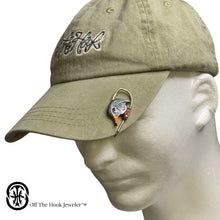 Load image into Gallery viewer, WOOD DUCK HEAD HOOKIT© - Hat Hook - Fishing Hat Clip