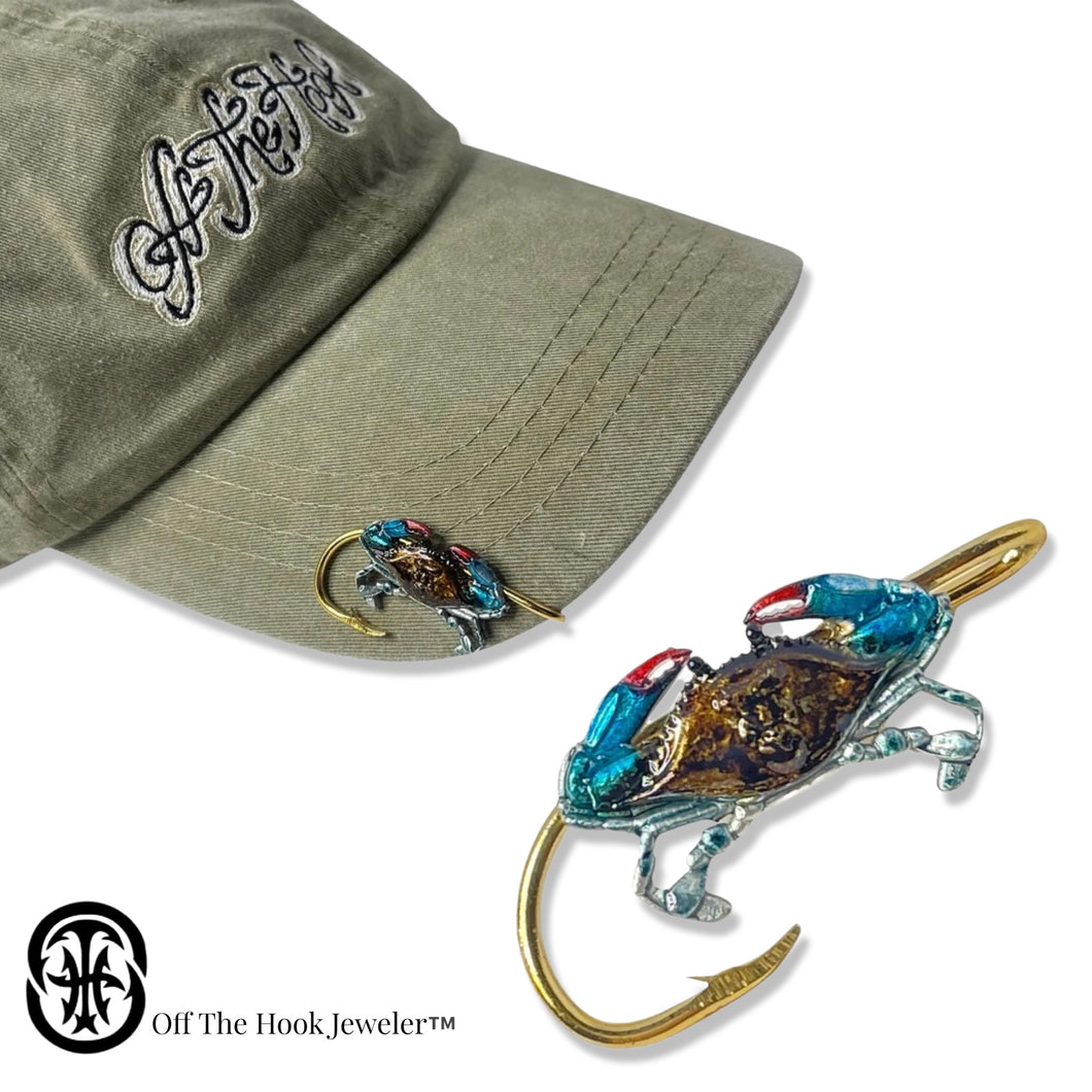crab hooks fishing 6 oz. Red Bait and straight hook point for quick penetration BLUE CRAB HOOKIT Hat Hook