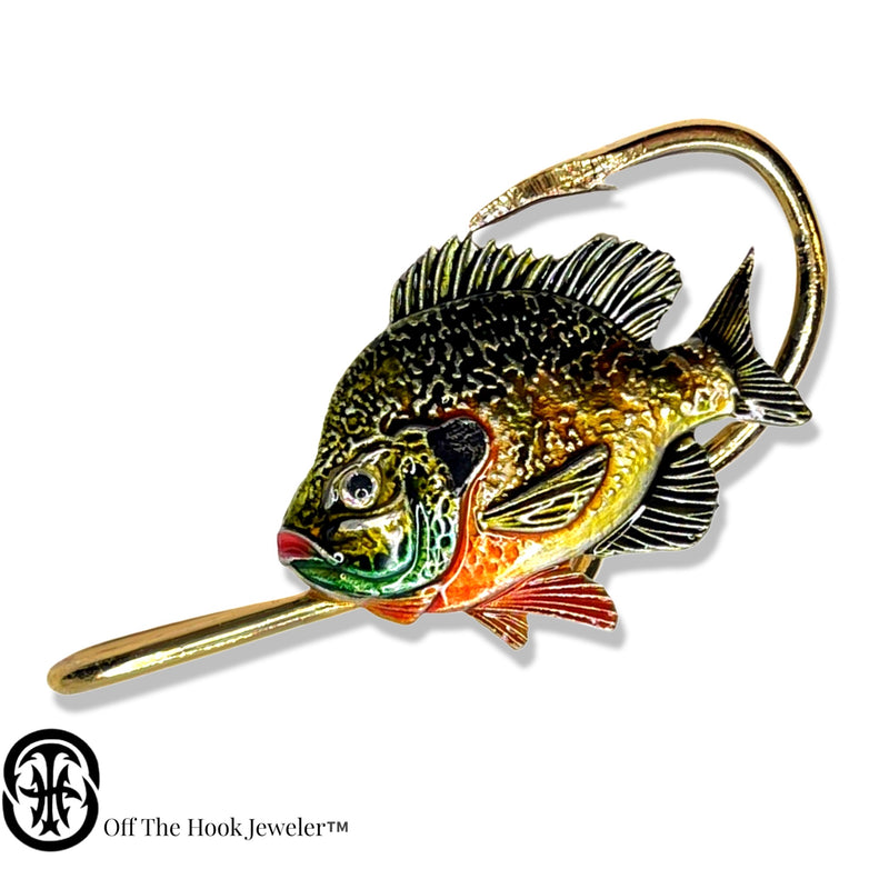 bluegill fishing hooks BLUEGILL FISH HOOKIT Hat Hook - Fishing Hat Clip