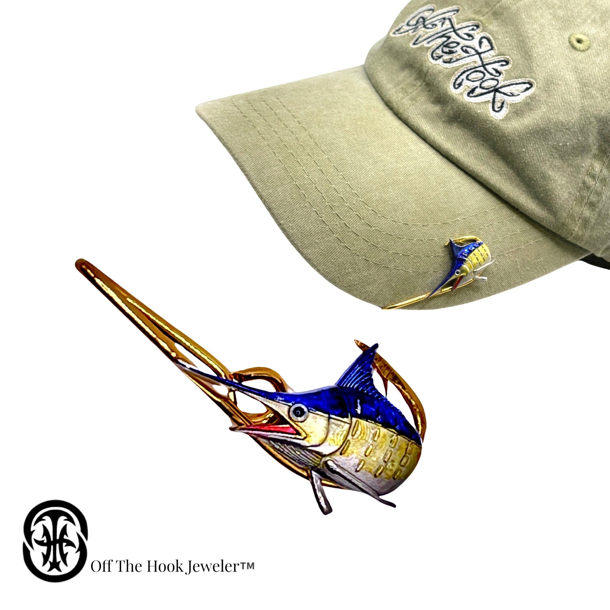 Marlin Hookit Hat Hook - Fishing Hat Clip