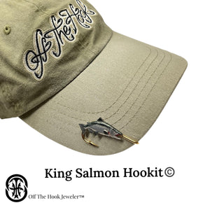 KING SALMON HOOKIT© Hat Hook - Fishing Hat Clip