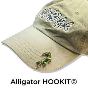 ALLIGATOR HOOKIT© Hat Hook - Fishing Hat Clip