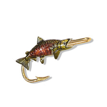 Load image into Gallery viewer, CHUM SALMON HOOKIT © - Hat Hook - Fishing Hat Clip - Hat Pin - Brim Clip