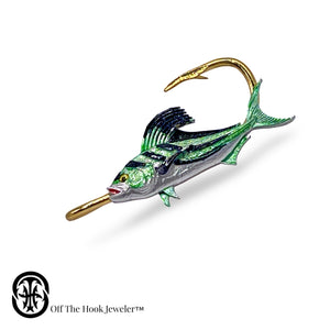 ROOSTER HOOK FISH HOOKIT© Hat Hook - Fishing Hat Clip