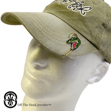 Load image into Gallery viewer, ALLIGATOR HEAD HOOKIT© Hat Hook - Fishing Hat Clip - Hat Pin - Brim Clip