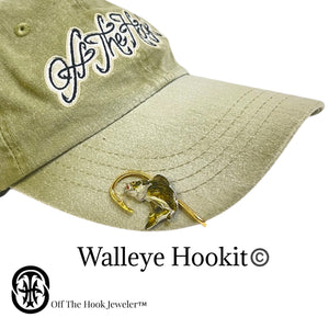 WALLEYE HOOKIT© Hat Hook - Fishing Hat Clip