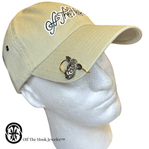 BOAR HEAD HOOKIT© Hat Hook - Fishing Hat Clip - Hog Hat Pin