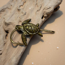 Load image into Gallery viewer, SEA TURTLE HOOKIT©  Hat Hook - Turtle Hat Pin - Hat Clip - Brim Clip
