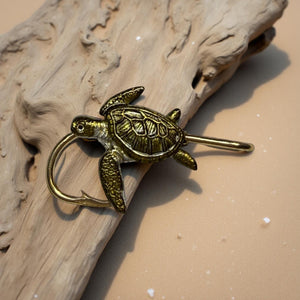 SEA TURTLE HOOKIT©  Hat Hook - Turtle Hat Pin - Hat Clip - Brim Clip