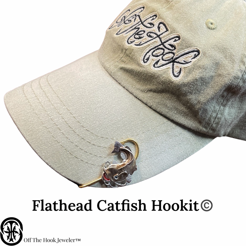 FLATHEAD CATFISH HOOKIT© Hat Hook