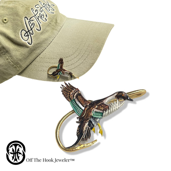 PINTAIL HOOKIT© Hat Hook - Fishing Hat Clip -  Brim clip - Brim pin