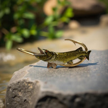 Load image into Gallery viewer, NORTHERN PIKE HOOKIT © - Hat Hook - Fishing Hat Clip - Hat Pin - Brim Clip