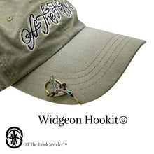 Load image into Gallery viewer, WIDGEON HOOKIT© Hat Hook - Fishing Hat Clip -  Brim clip - Brim pin