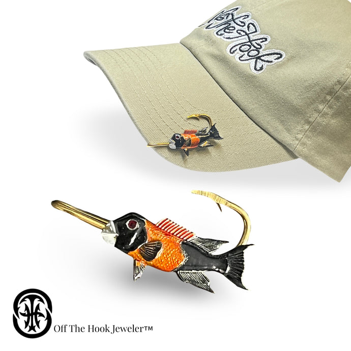 CALIFORNIA SHEEPHEAD HOOKIT© Hat Hook - Fishing Hat Clip