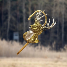 Load image into Gallery viewer, DEER HOOKIT© Hat Hook - Stag Head - Fishing Hat Clip - Hat pi
