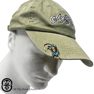 BLUE CRAB HOOKIT© Hat Hook - Fishing Hat Clip - Hat Pin