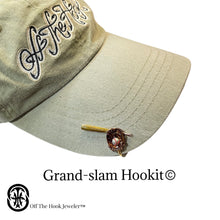Load image into Gallery viewer, GRAND SLAM HOOKIT© Baseball Hat Clip, Baseball Novelty, Baseball Hat Pin