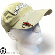 Load image into Gallery viewer, BROOK TROUT HOOKIT© Hat Hook - Fishing Hat Clip - HAT PIN - BRIM CLIP