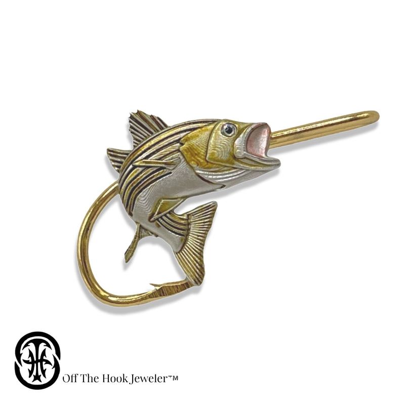 Striped Bass HOOKIT (Turning) Hat Hook