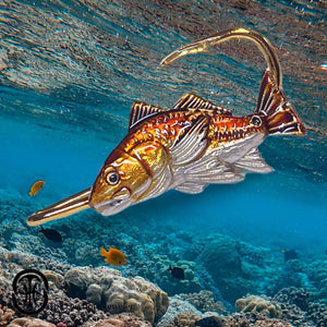 REDFISH HOOKIT© (straight #1) Hat Pin - Fishing Hat Clip -REDFISH Hat Hook