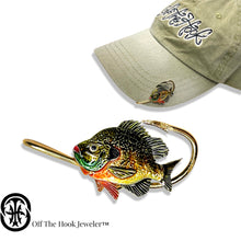 Load image into Gallery viewer, BLUEGILL FISH HOOKIT© Hat Hook - Fishing Hat Clip - Fishing Hat Pin