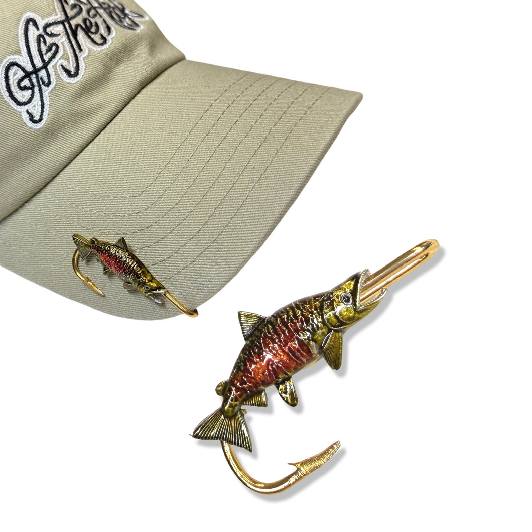CHUM SALMON HOOKIT - Hat Hook - Fishing Hat Clip - Hat Pin
