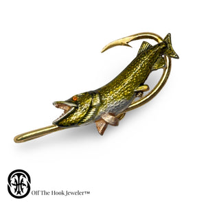 NORTHERN PIKE HOOKIT © - Hat Hook - Fishing Hat Clip - Hat Pin - Brim Clip