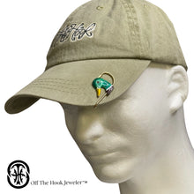 Load image into Gallery viewer, MALLARD HEAD HOOKIT© Hat Hook - Mallard Hat Clip - Mallard Hat Pin - Brim Clip