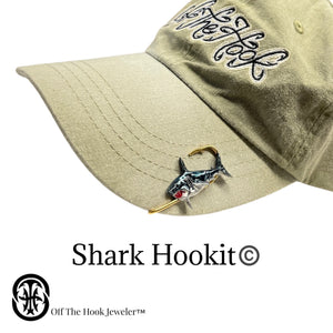 SHARK HOOKIT © Hat Hook -  Fishing Hat Clip
