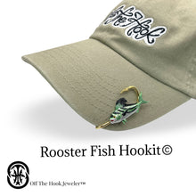 Load image into Gallery viewer, ROOSTER HOOK FISH HOOKIT© Hat Hook - Fishing Hat Clip