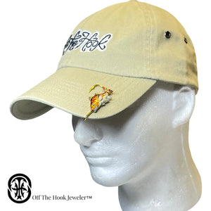 REDFISH HOOKIT© (straight #1) Hat Pin - Fishing Hat Clip -REDFISH Hat Hook