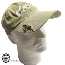 Load image into Gallery viewer, SPECKLEBELLY GOOSE HOOKIT© Hunting Hat Pin, Hunting Hat Clip, Hunting Brim Clip, Goose Hat Pin