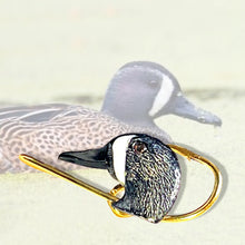 Load image into Gallery viewer, Blue Winged Head HOOKIT© Hat Hook -  Fishing Hat Clip - Fish pin