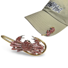 Load image into Gallery viewer, KING CRAB HOOKIT© Hat Hook - Fishing Hat Clip - Hat Pin