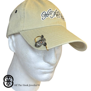 BOAR HEAD HOOKIT© Hat Hook - Fishing Hat Clip - Hog Hat Pin