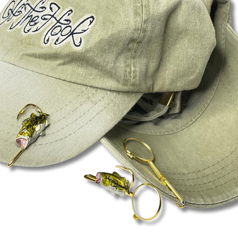 Bass Bone Fish Hookit© Fishing Hat Hook Brim Clip Hat Clip Fishing Gift for  Fisherman 