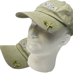 DEER ANTLER HOOKIT© #1 - Hat Hook - Fishing Hat Clip - Deer Hat Pin